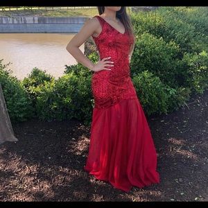 Red Long Dress